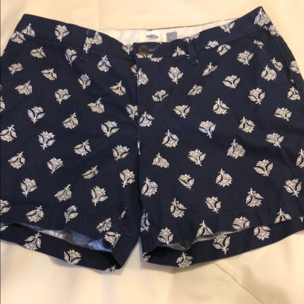 Navy Blue Chino Shorts